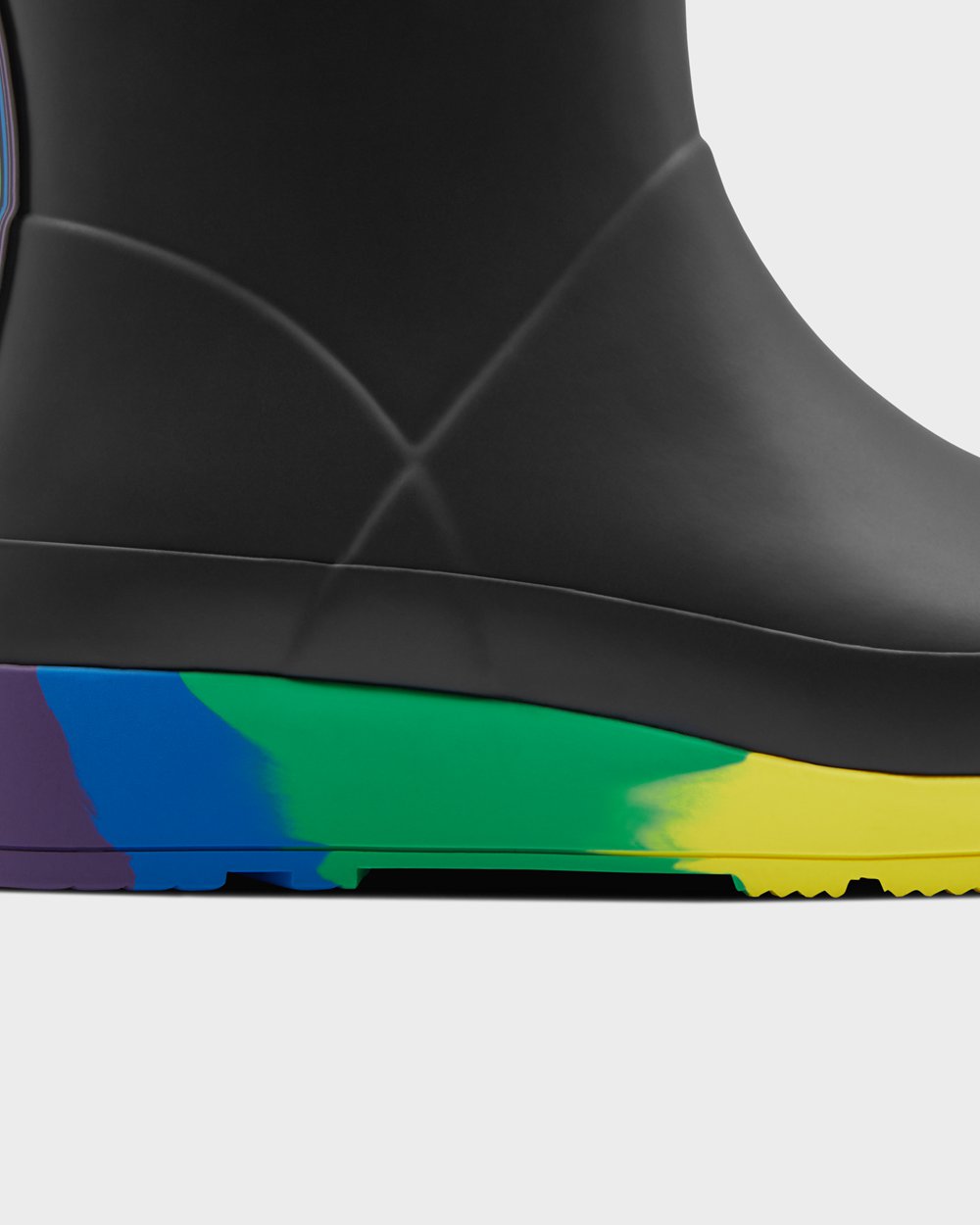 Women Hunter Original Pride Flatform Rain | Play Boots Black | NZ-98760-LCGX